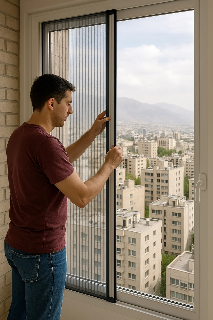 نصب توری پلیسه در غرب تهران