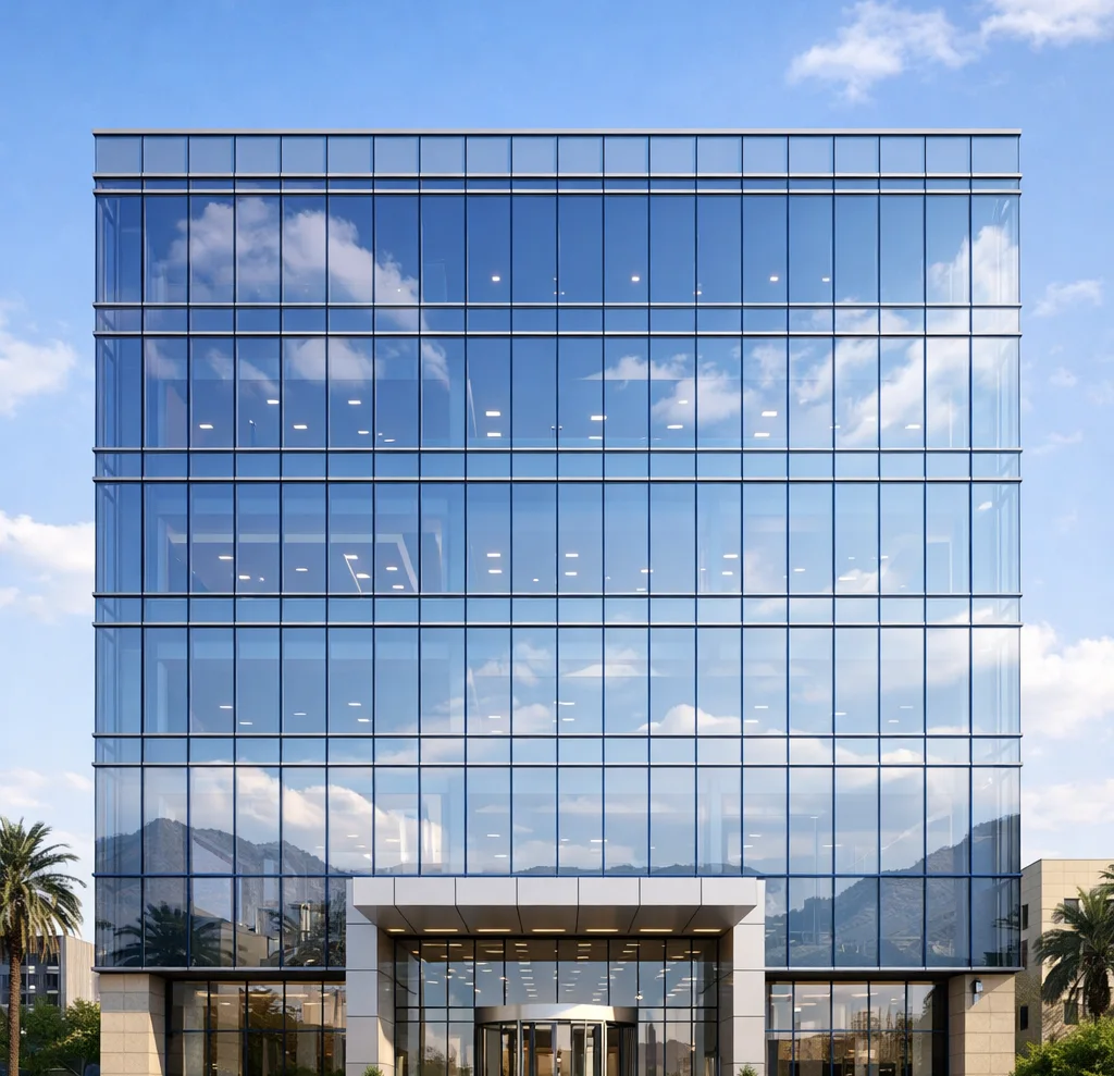 اجرای کرتین وال در اسلامشهر