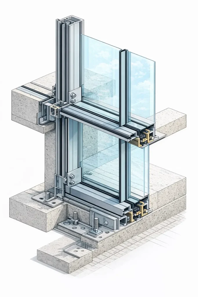 نمای کرتین وال