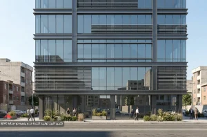 نمای شیشه ای کرتین وال در اسلامشهر